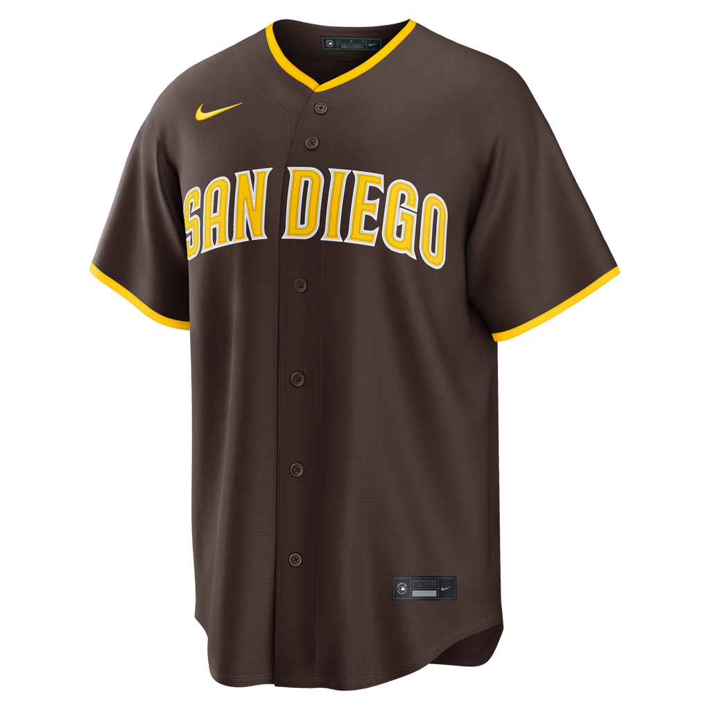San Diego Padres Fernando Tatis Jr. Nike Brown Road Replica Jersey