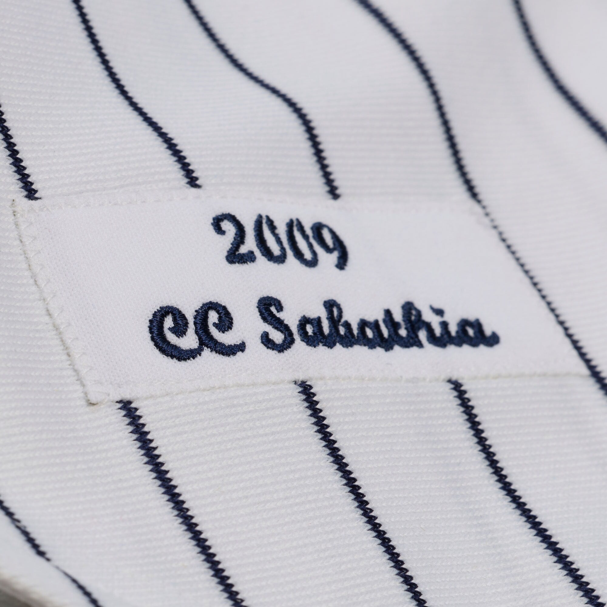 New York Yankees CC Sabathia Mitchell & Ness White 2009 Cooperstown Collection Authentic Jersey