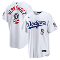 Fourth of July Los Angeles Dodgers Enrique Hernández Nike White USA 250 Stadium Jersey