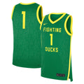 Nike Green Oregon Ducks Road Replica Basketball Jersey