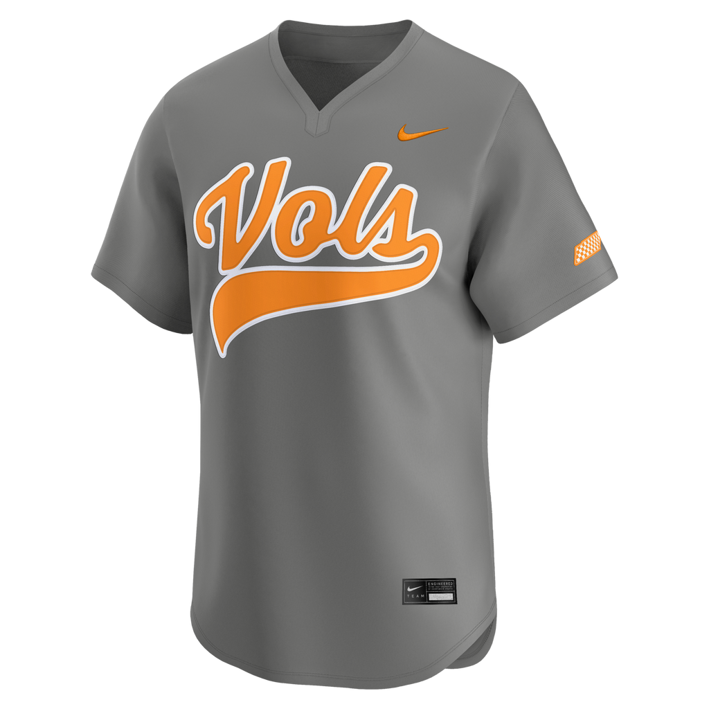 Nike Gray Tennessee Volunteers Alternate Limited Baseball Jersey
