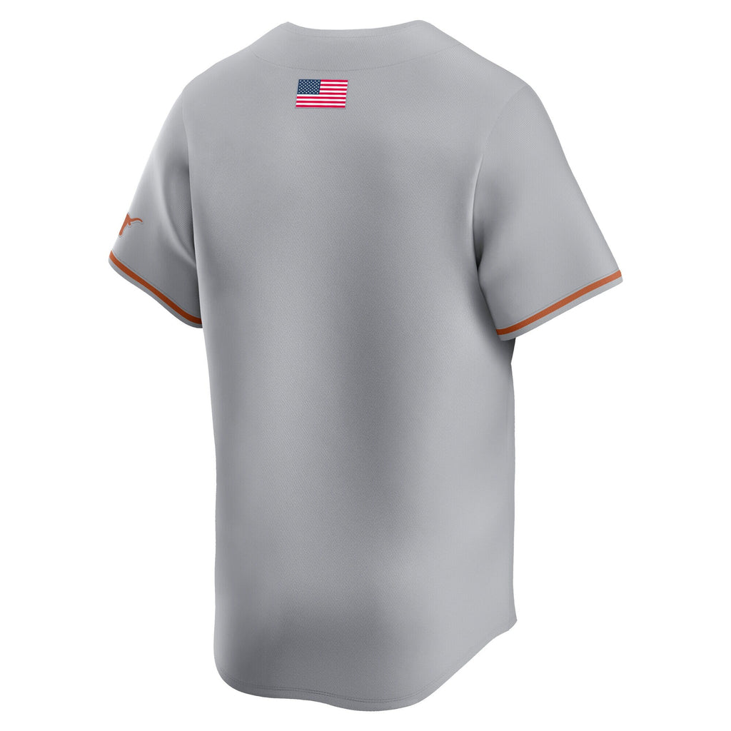 Nike Gray Texas Longhorns Alternate Limited Baseball Jersey