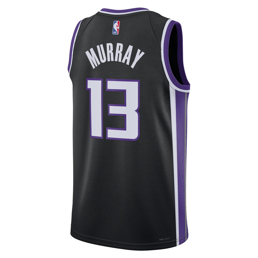 Sacramento Kings Nike Icon Edition Swingman Jersey - Black - Keegan Murray