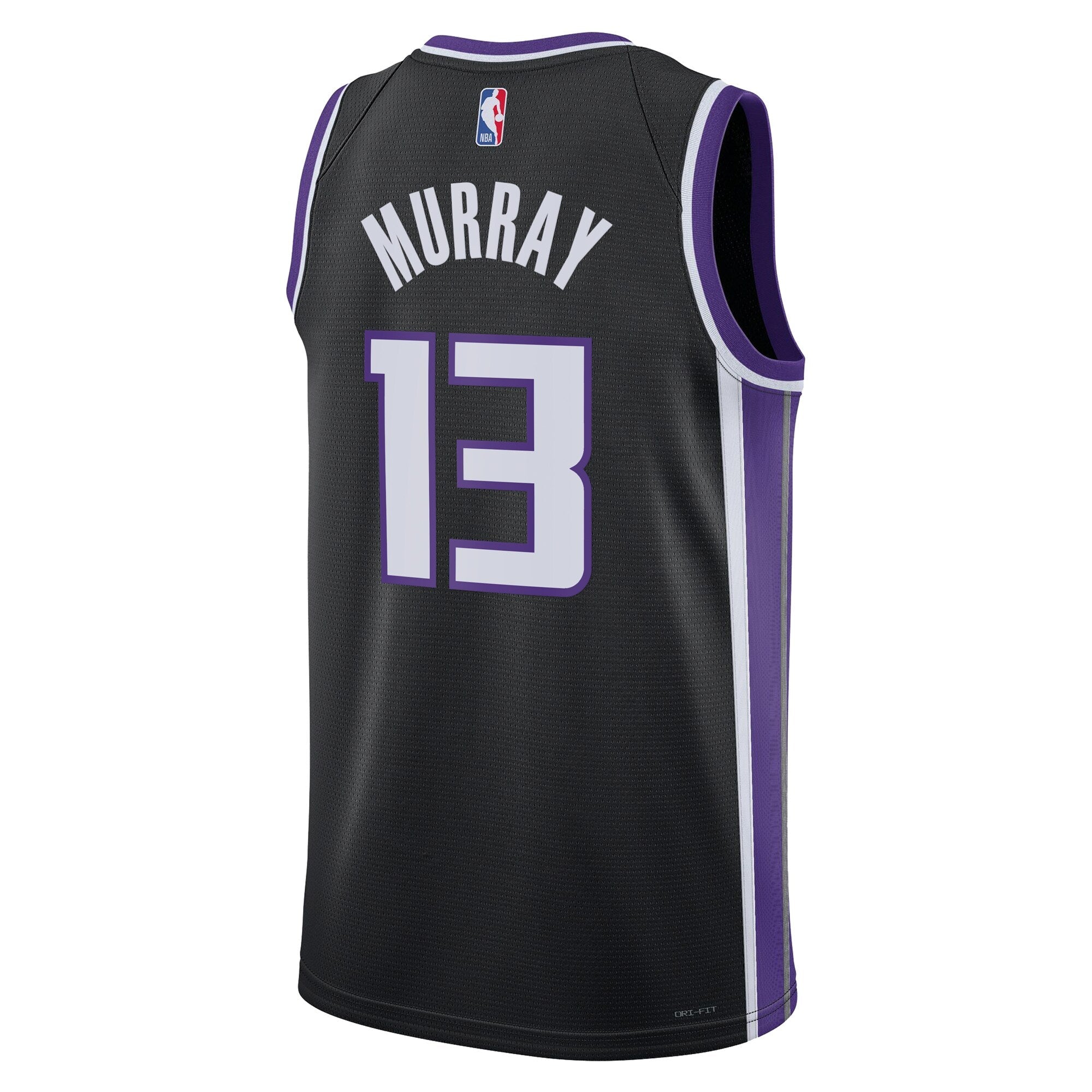 Sacramento Kings Nike Icon Edition Swingman Jersey - Black - Keegan Murray
