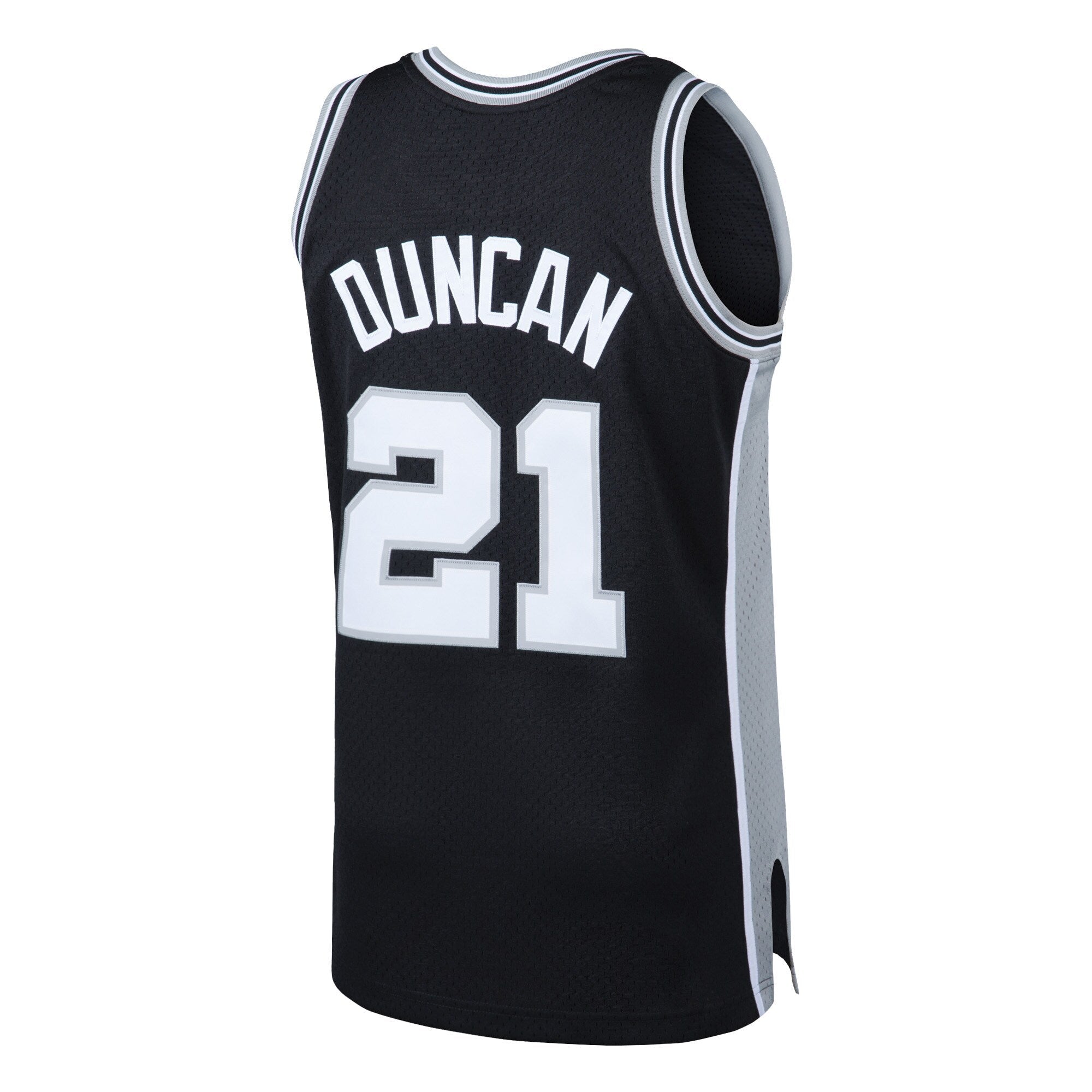 Mitchell & Ness Tim Duncan Black San Antonio Spurs 1998-99 Hardwood Classics Swingman Jersey
