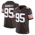 Cleveland Browns Myles Garrett Nike Brown Team Vapor F.U.S.E. Stitched Limited Jersey