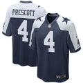 Dallas Cowboys Dak Prescott Nike Navy Alternate Game Team Jersey