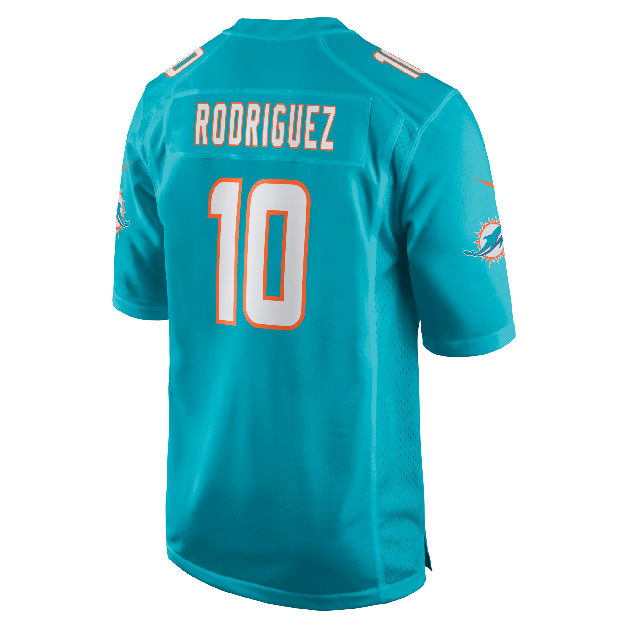 Miami Dolphins Jacob Rodriguez Nike Aqua Game Jersey