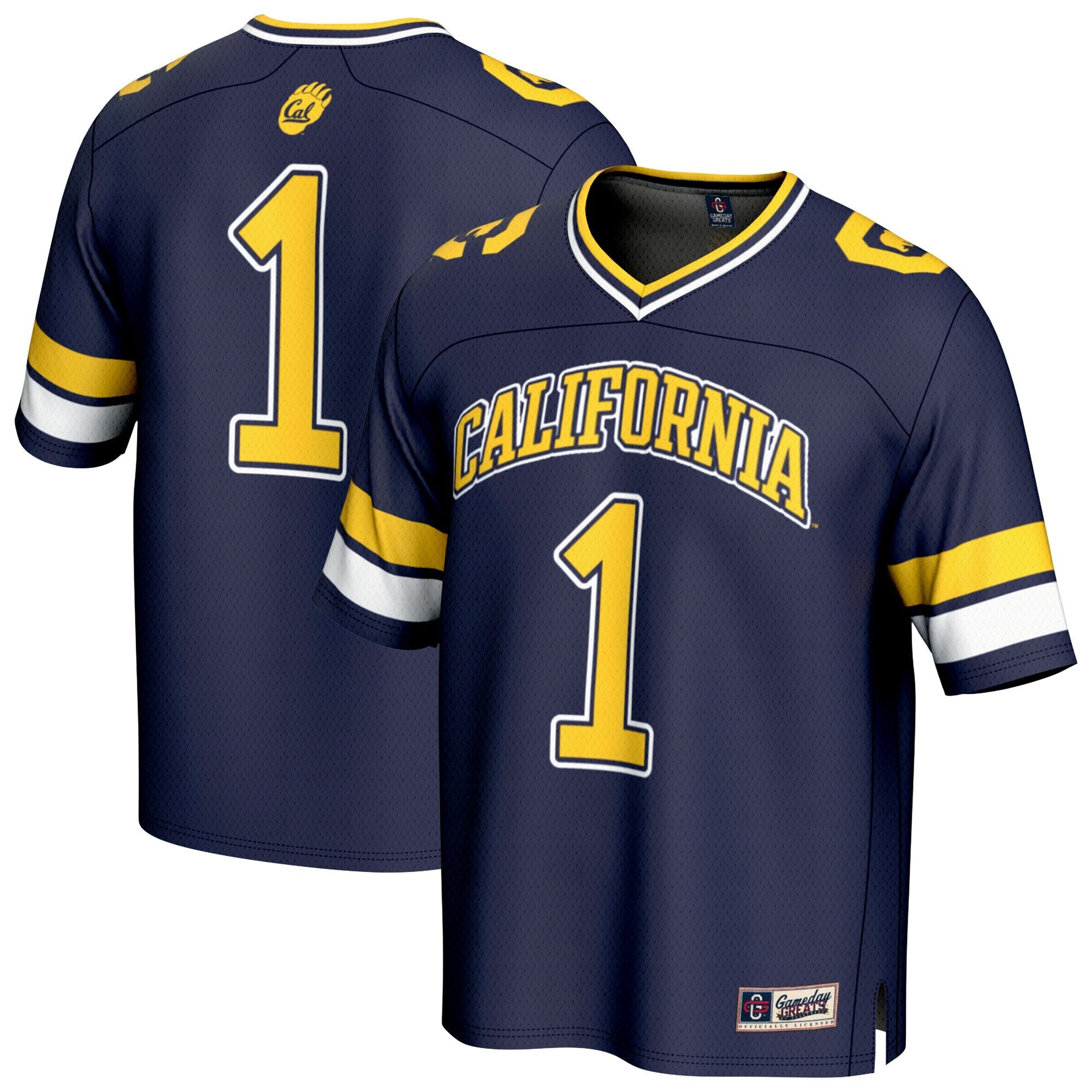 GameDay Greats #1 Navy Cal Bears Collegiate Football Fashion Jersey