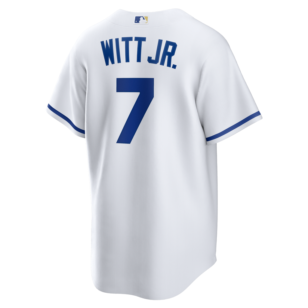Kansas City Royals Bobby Witt Jr. Nike White Home Replica Player Jersey