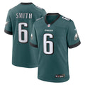 Philadelphia Eagles DeVonta Smith Nike Midnight Green Team Game Jersey