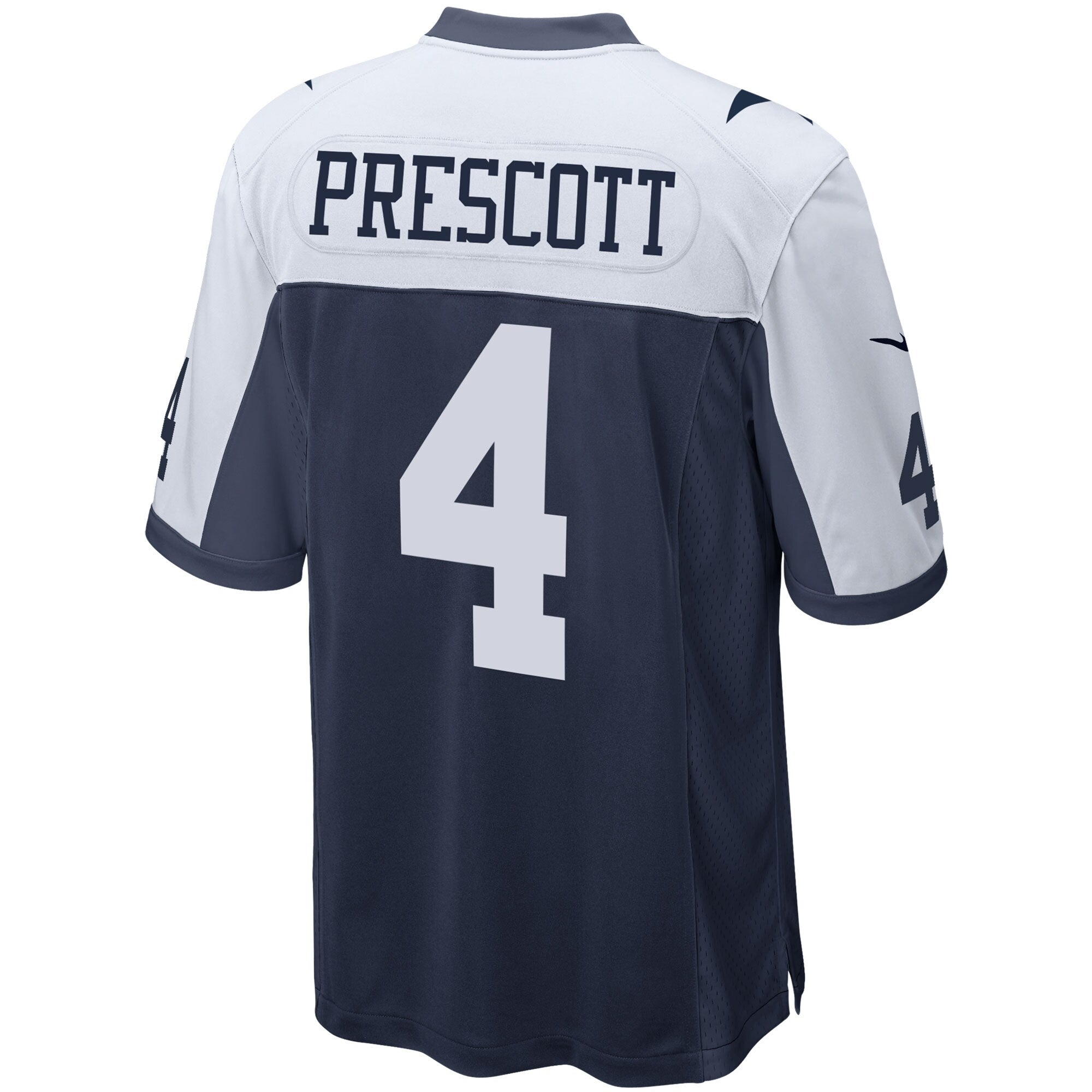 Dallas Cowboys Dak Prescott Nike Navy Alternate Game Team Jersey