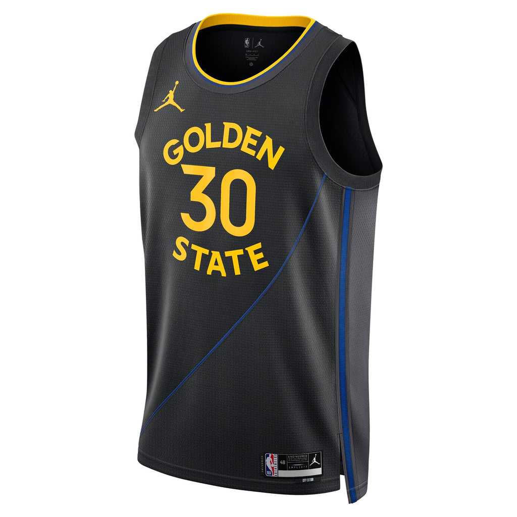 Golden State Warriors Jordan Brand 2024/25 Statement Edition Swingman Jersey - Black - Stephen Curry