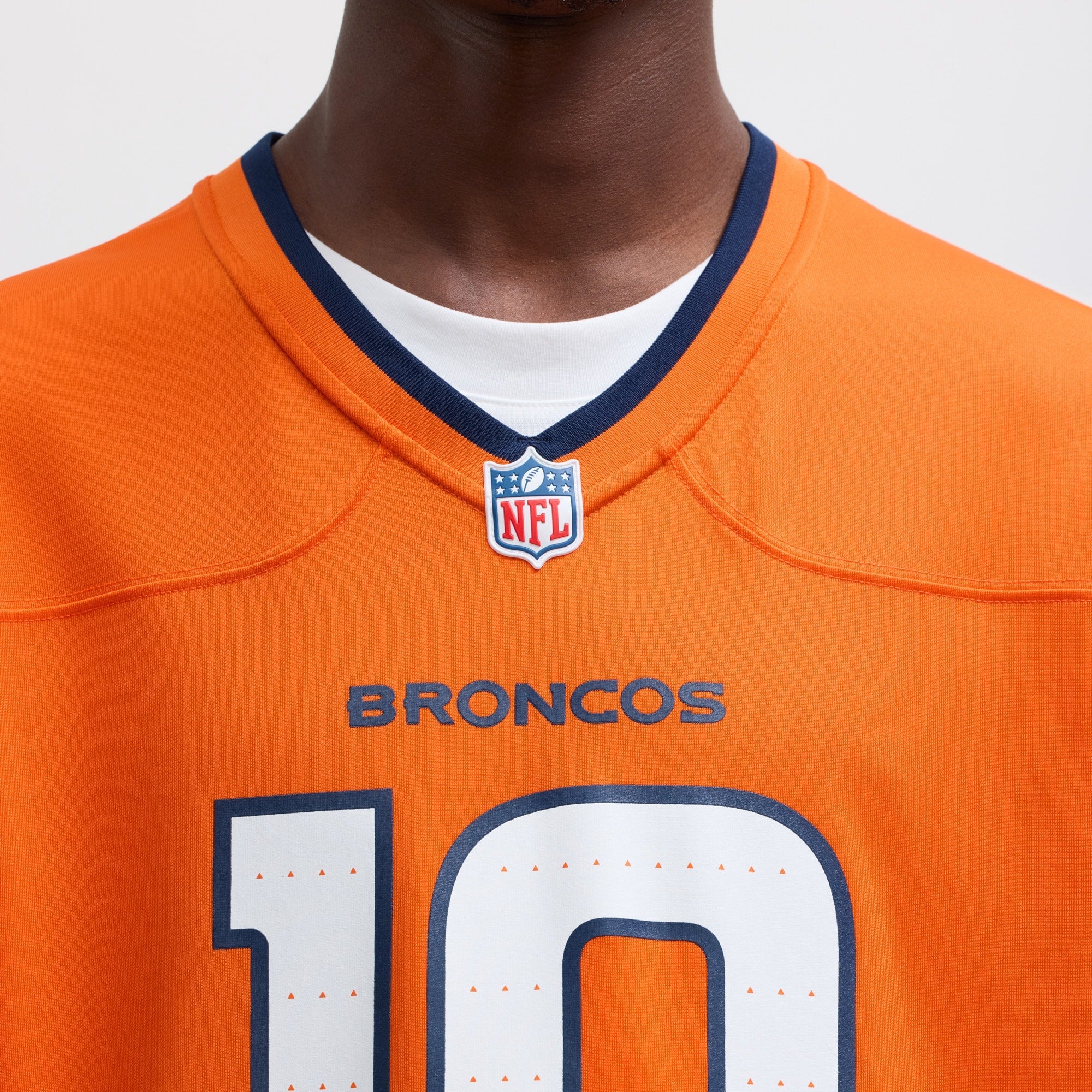 Denver Broncos Bo Nix Nike Orange Player Game Jersey