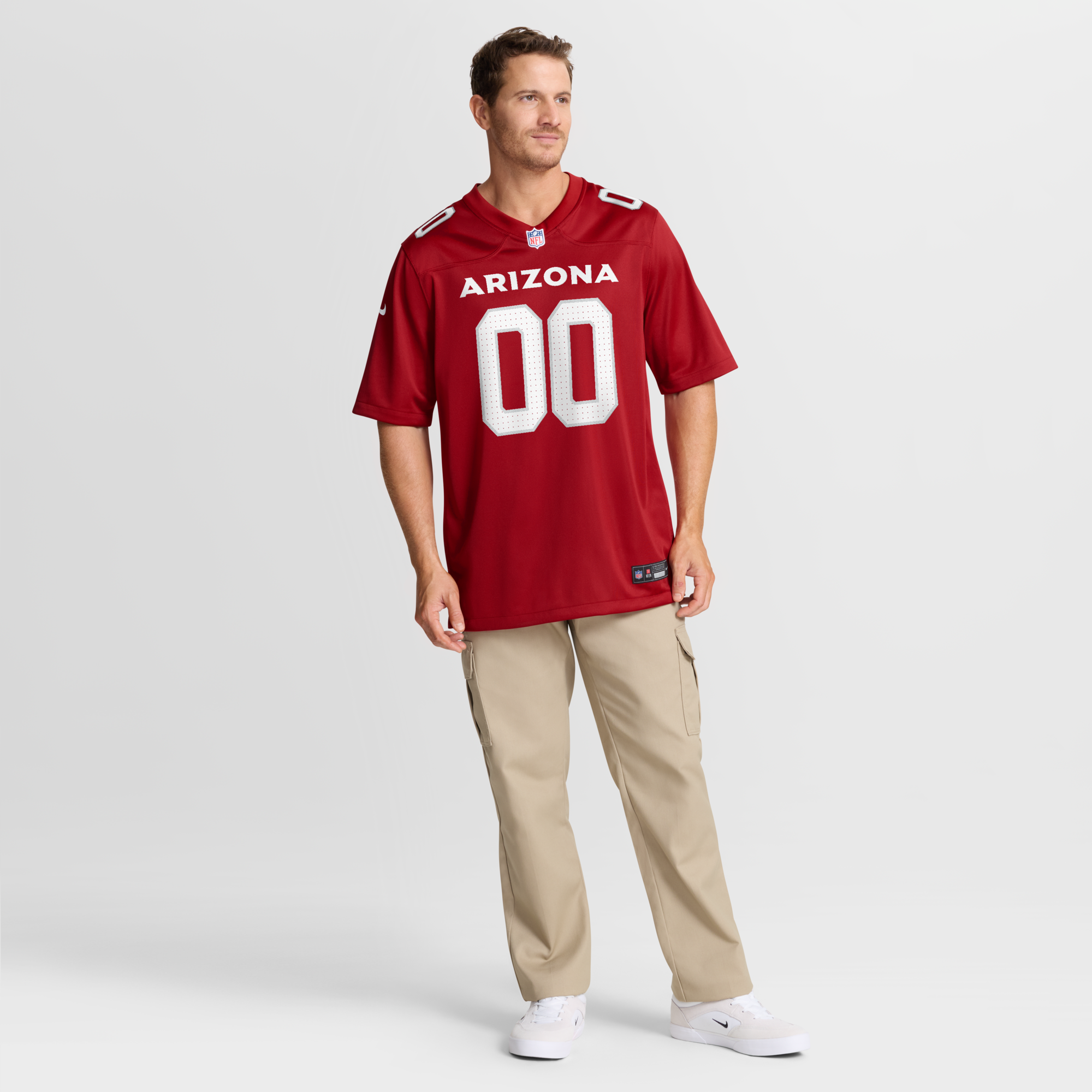 Arizona Cardinals Nike Cardinal Custom Game Jersey