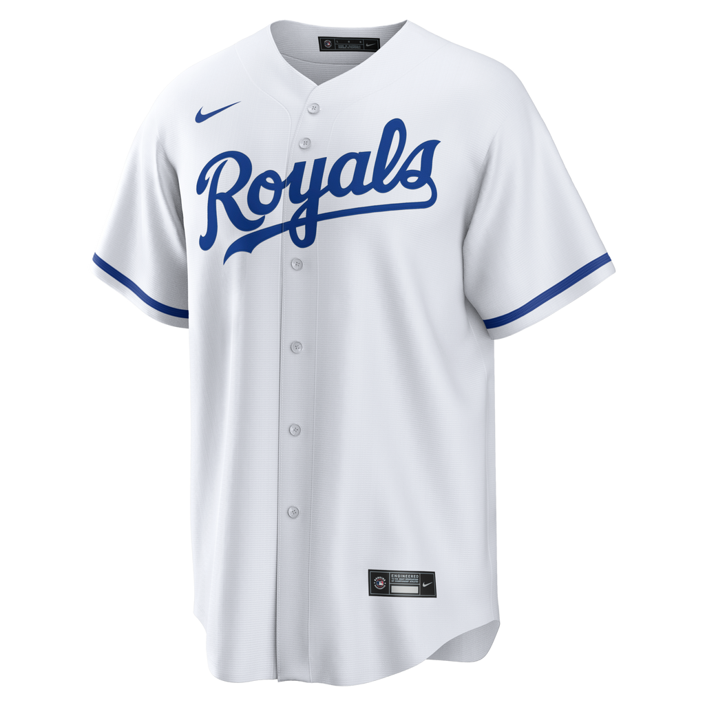 Kansas City Royals Bobby Witt Jr. Nike White Home Replica Player Jersey