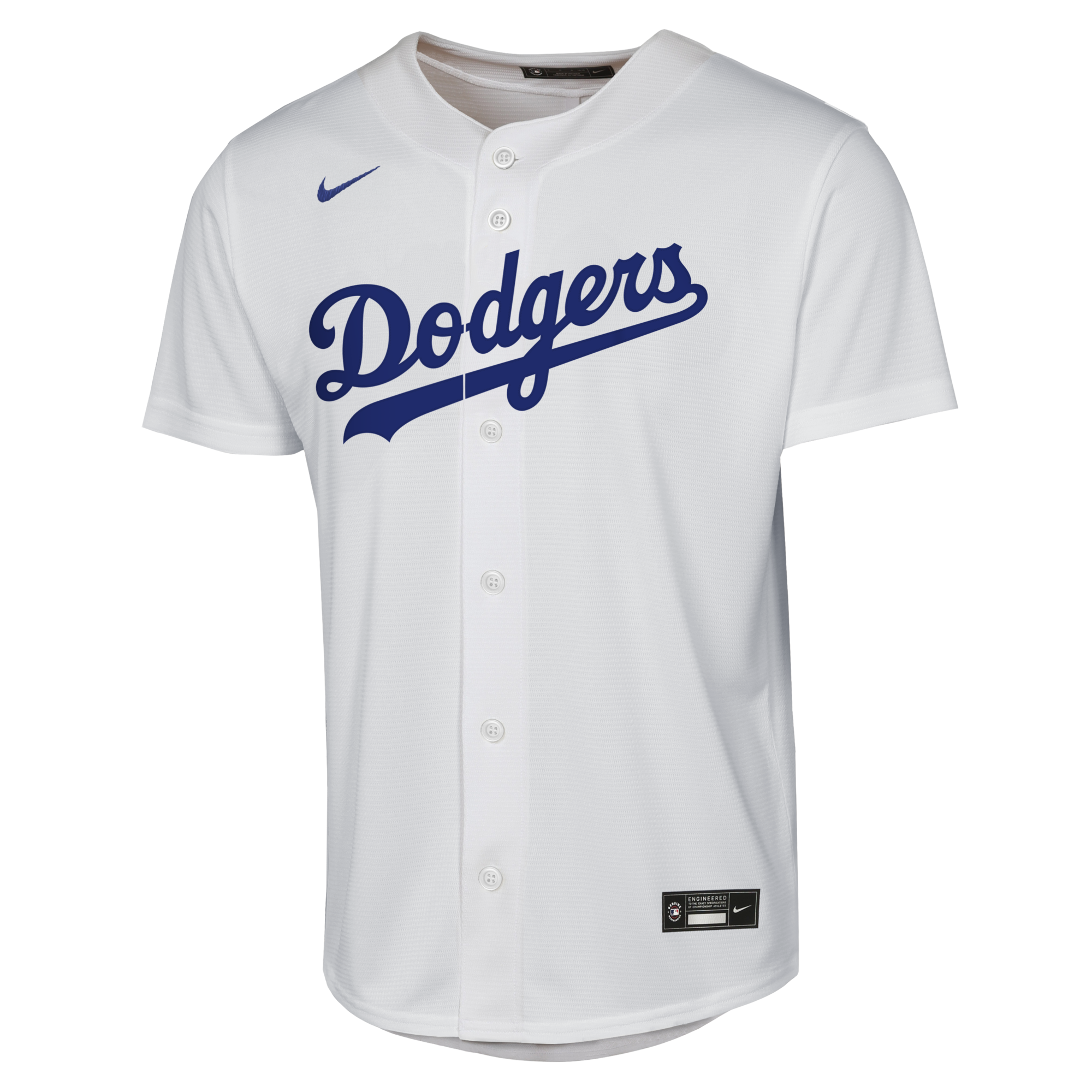Male Los Angeles Dodgers Will Smith Nike White Home Replica Jersey