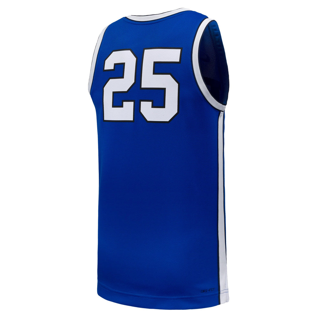 Nike #25 Royal BYU Cougars Replica Basketball Jersey