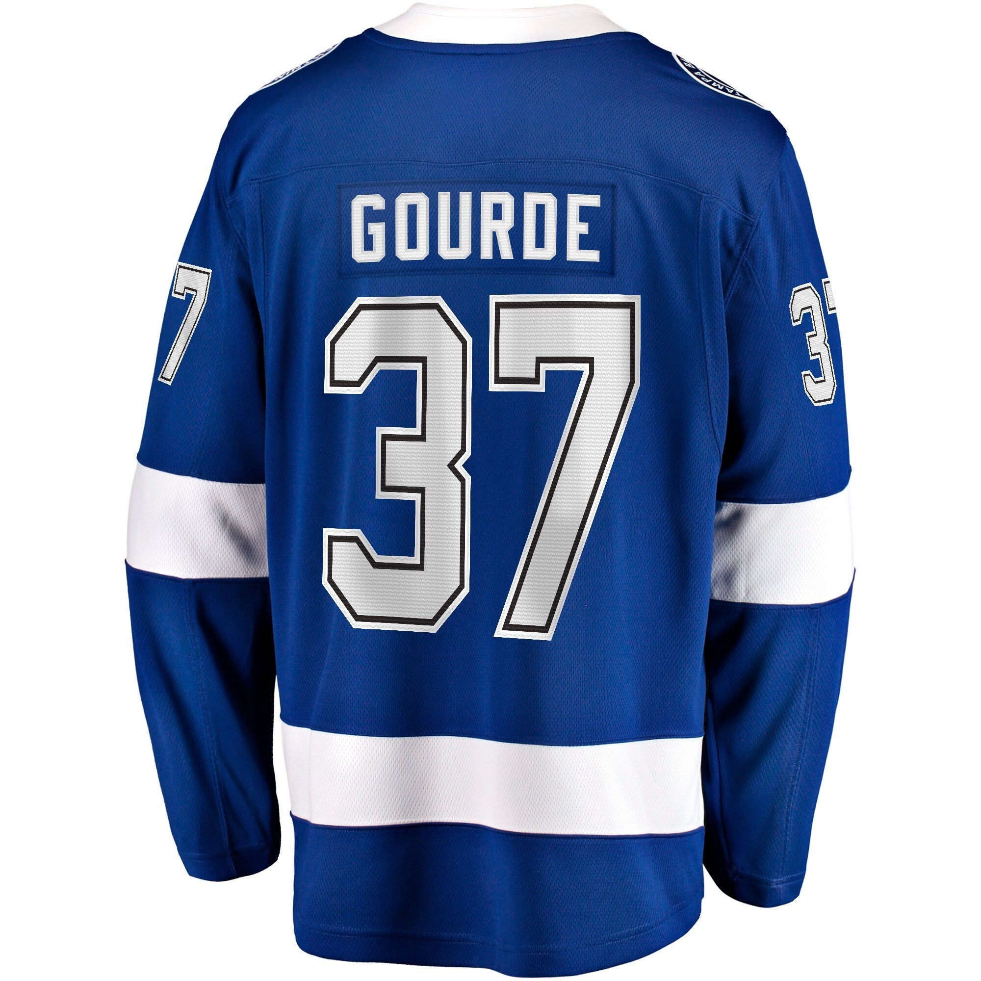 Tampa Bay Lightning Yanni Gourde Fanatics Blue Home Breakaway Jersey
