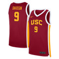 Nike Jazzy Davidson Cardinal USC Trojans Road Replica Basketball Jersey
