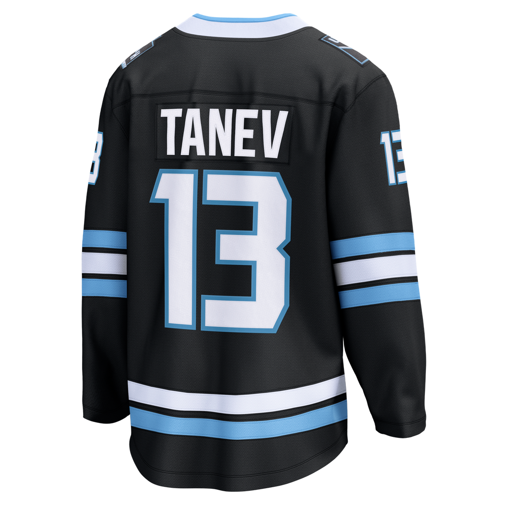 Utah Mammoth Brandon Tanev Fanatics Black Home Breakaway Player Jersey