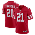 San Francisco 49ers Deion Sanders Nike Scarlet Team Retired Player Game Jersey