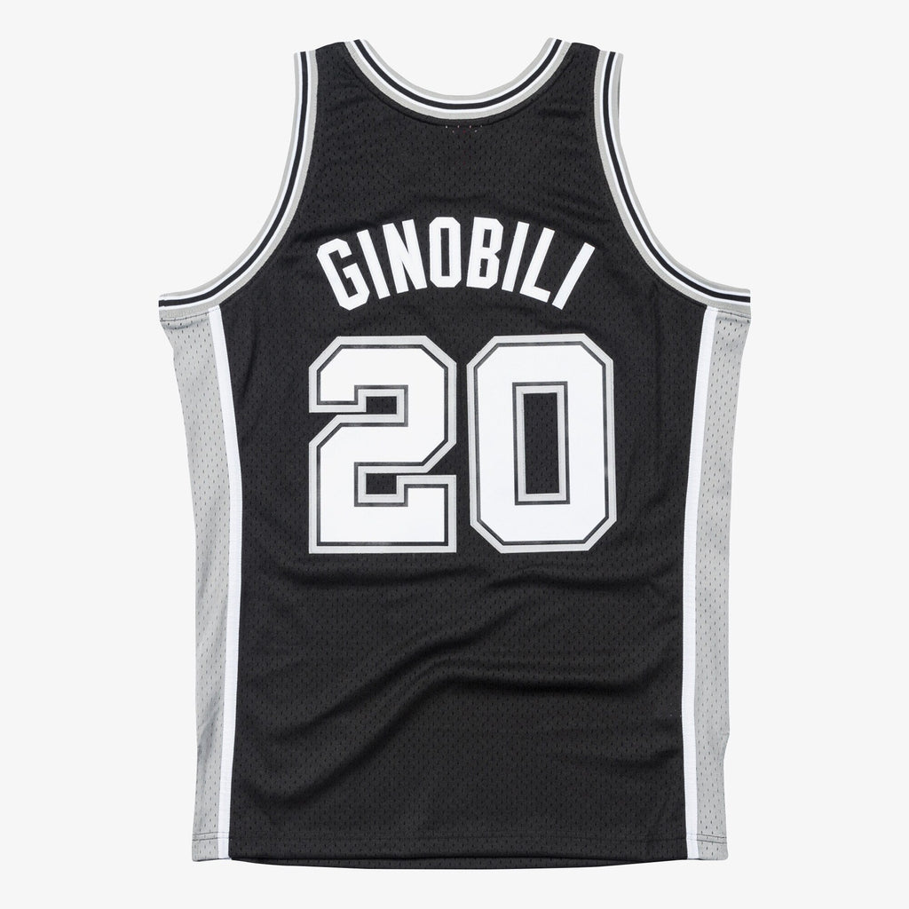 San Antonio Spurs Mitchell & Ness Swingman Jersey Manu Ginobili 2002-03