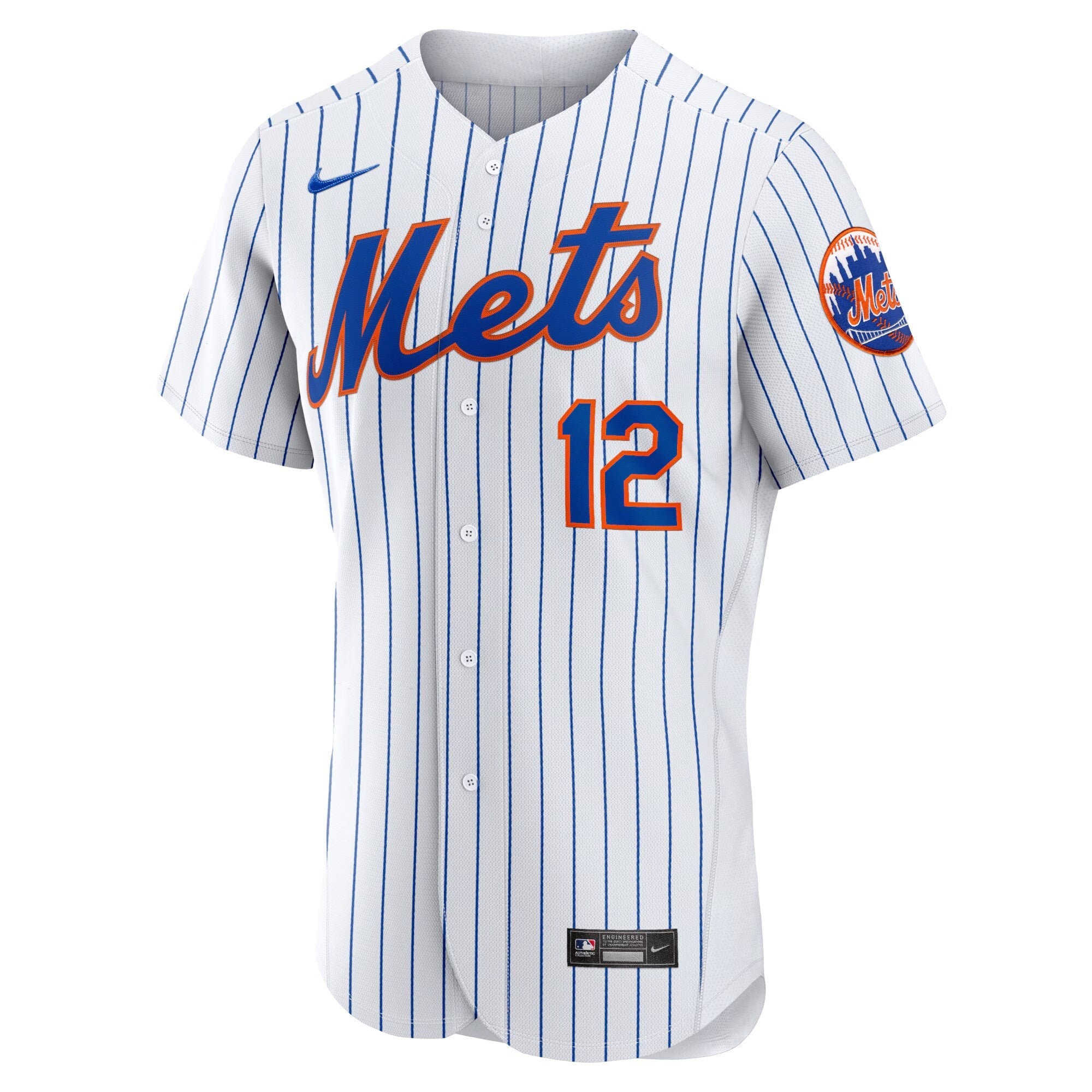 New York Mets Francisco Lindor Nike White Home Authentic Player Jersey