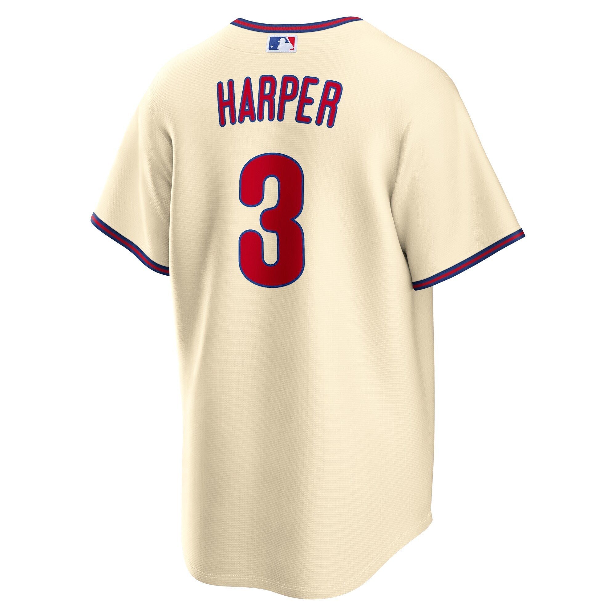 Philadelphia Phillies Bryce Harper Nike Cream Alternate Replica Jersey