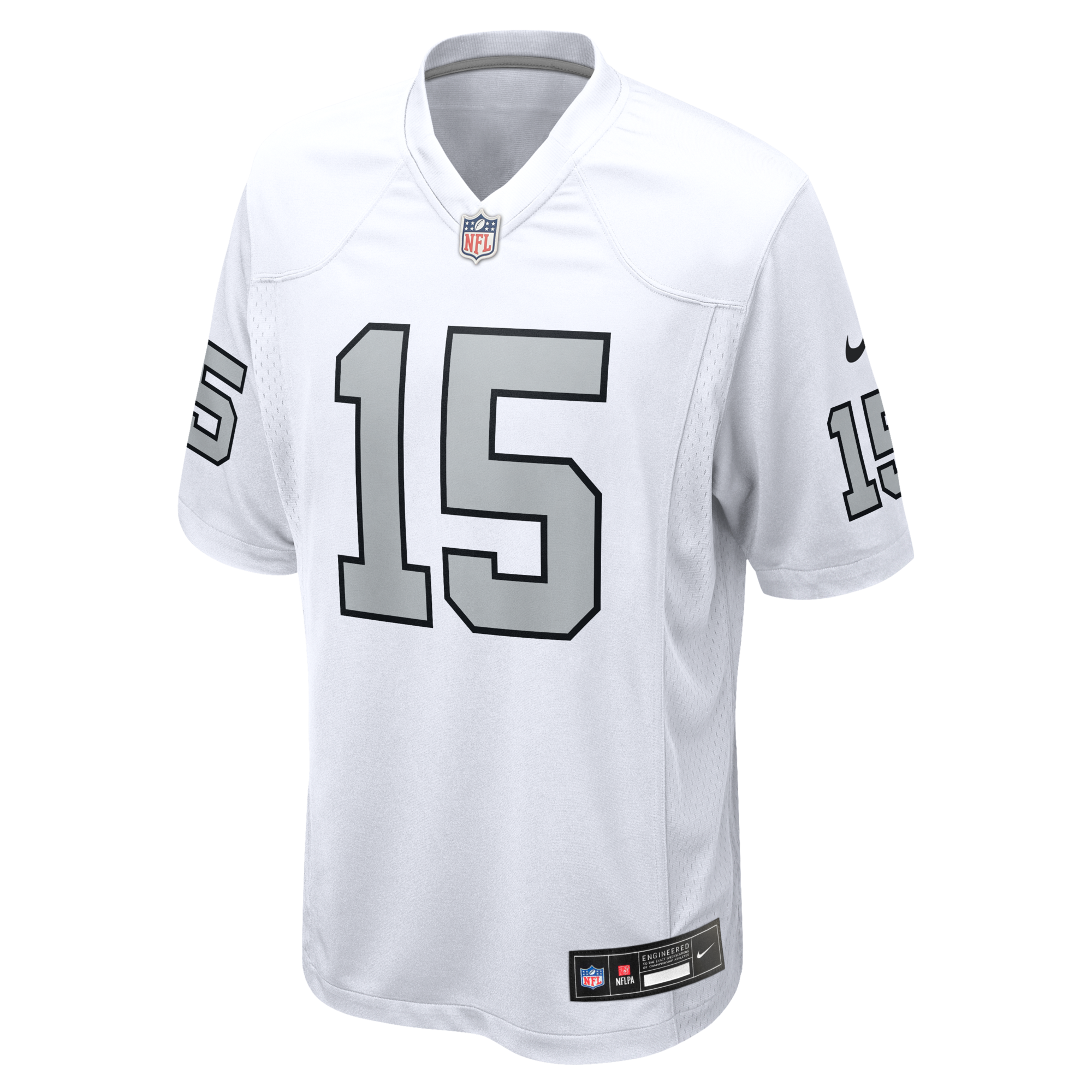 Las Vegas Raiders Fernando Mendoza Nike White Alternate Game Player Jersey