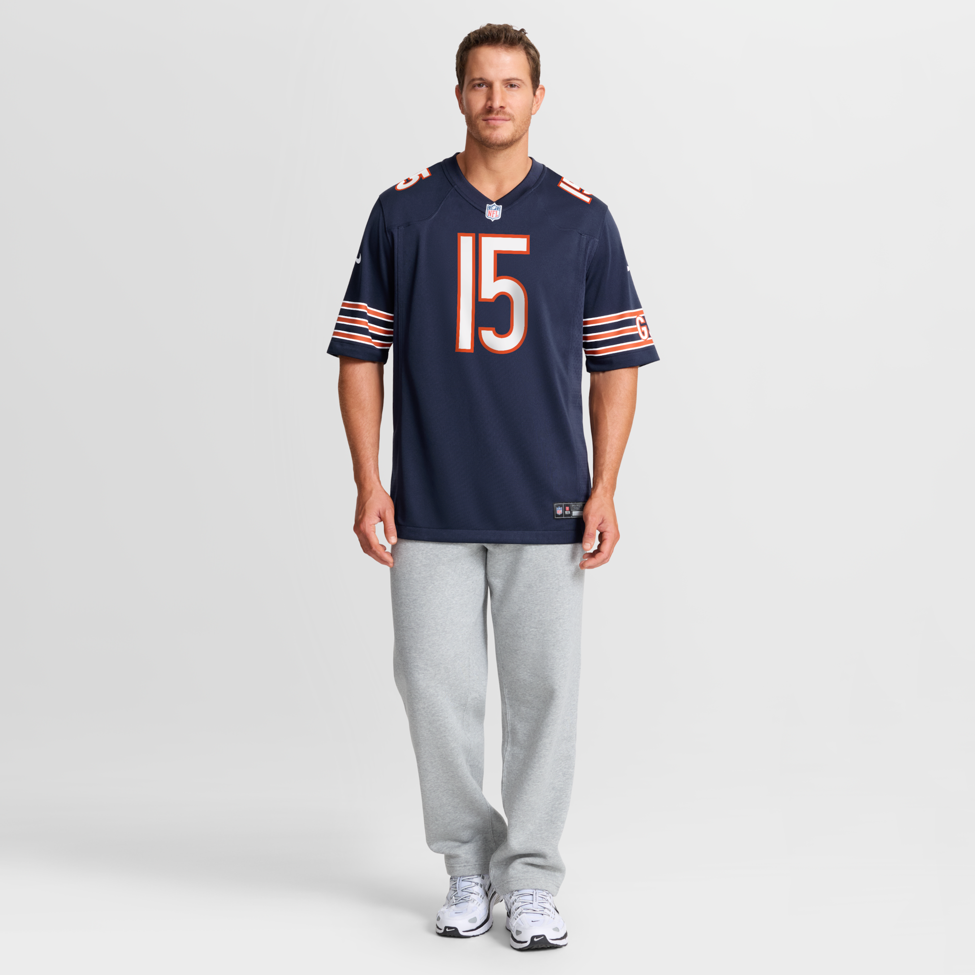 Chicago Bears Rome Odunze Nike Navy Player Game Jersey