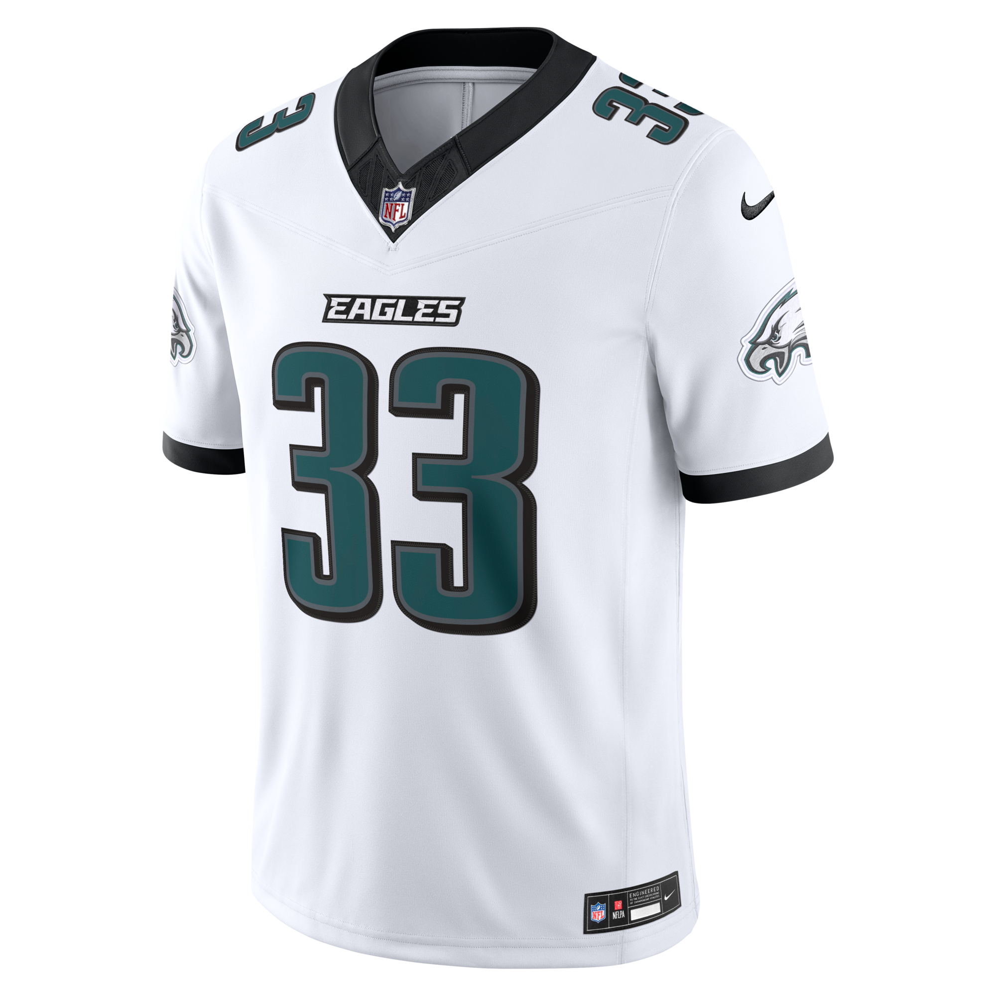 Philadelphia Eagles Cooper DeJean Nike White Vapor F.U.S.E. Stitched Limited Jersey