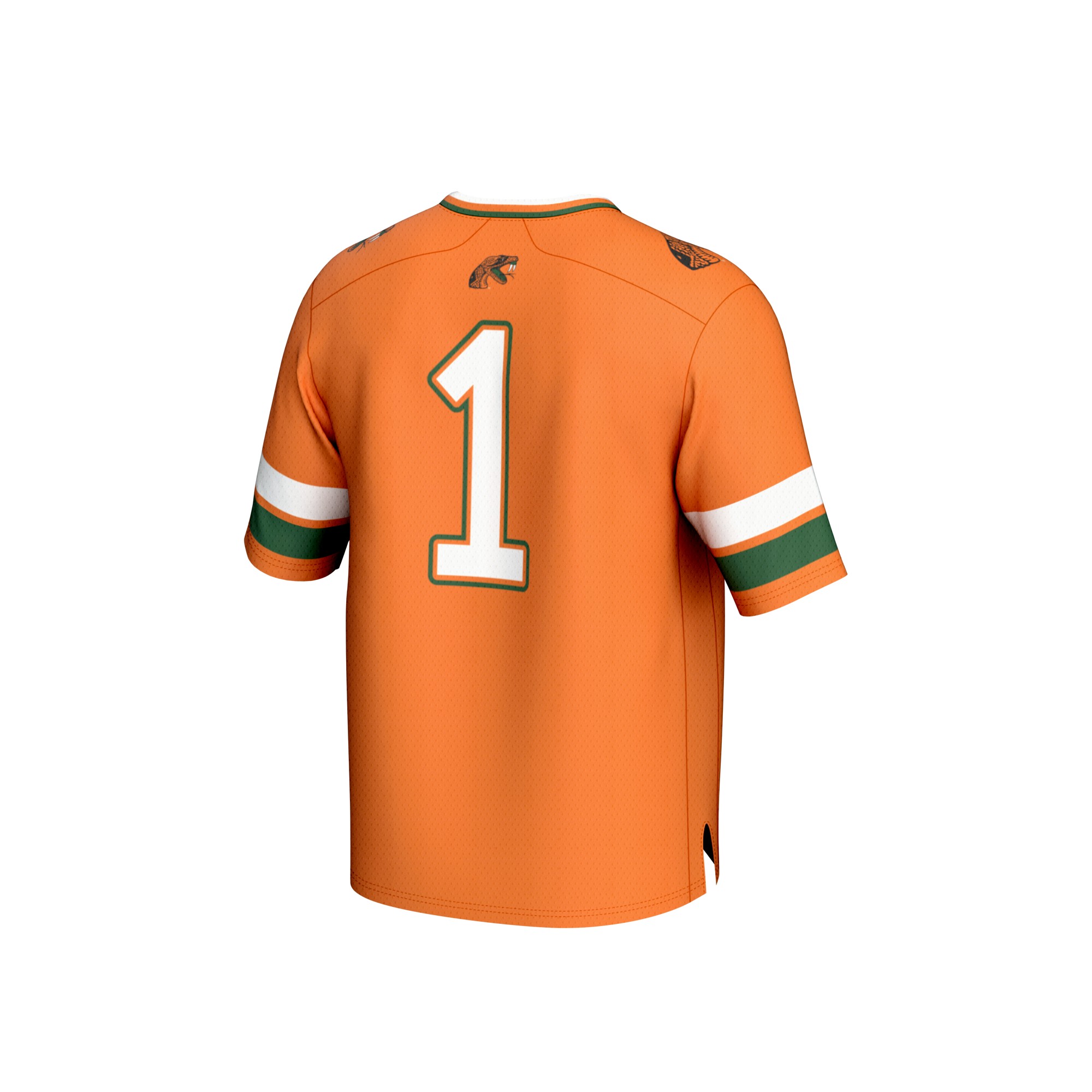 GameDay Greats #1 Orange Florida A&M Rattlers Collegiate Football Fashion Jersey