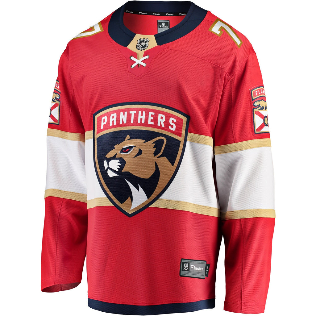Florida Panthers Niko Mikkola Fanatics Red Premier Breakaway Player Jersey