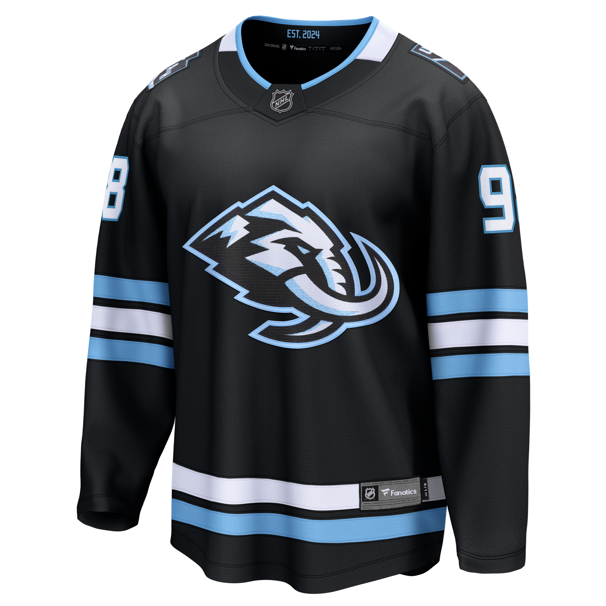 Utah Mammoth Mikhail Sergachev Fanatics Black Home Breakaway Player Jersey