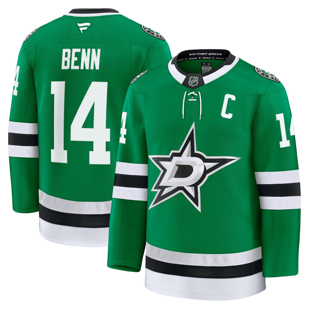 Dallas Stars Jamie Benn Fanatics Kelly Green Home Premium Jersey