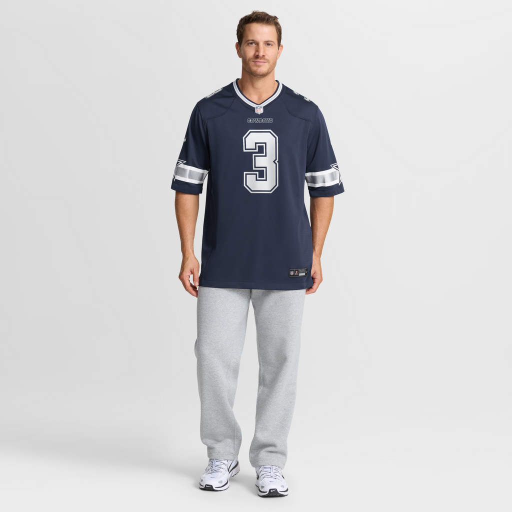 Dallas Cowboys George Pickens Nike Navy Game Jersey
