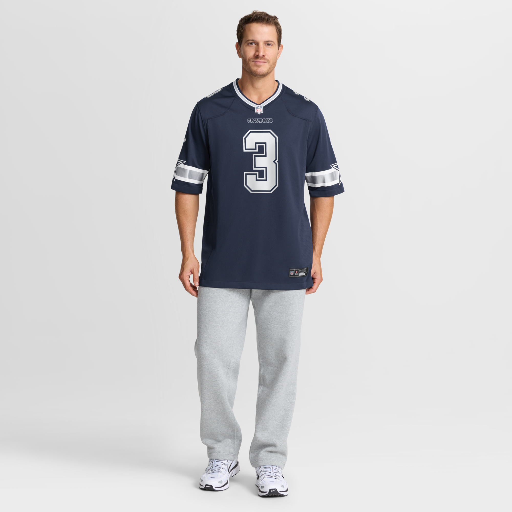 Dallas Cowboys George Pickens Nike Navy Game Jersey