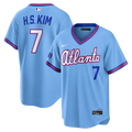Atlanta Braves Ha-Seong Kim Nike Powder Blue 2026 City Connect Stadium Jersey
