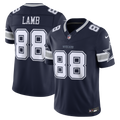 Dallas Cowboys CeeDee Lamb Nike Navy Team Vapor F.U.S.E. Stitched Limited Jersey