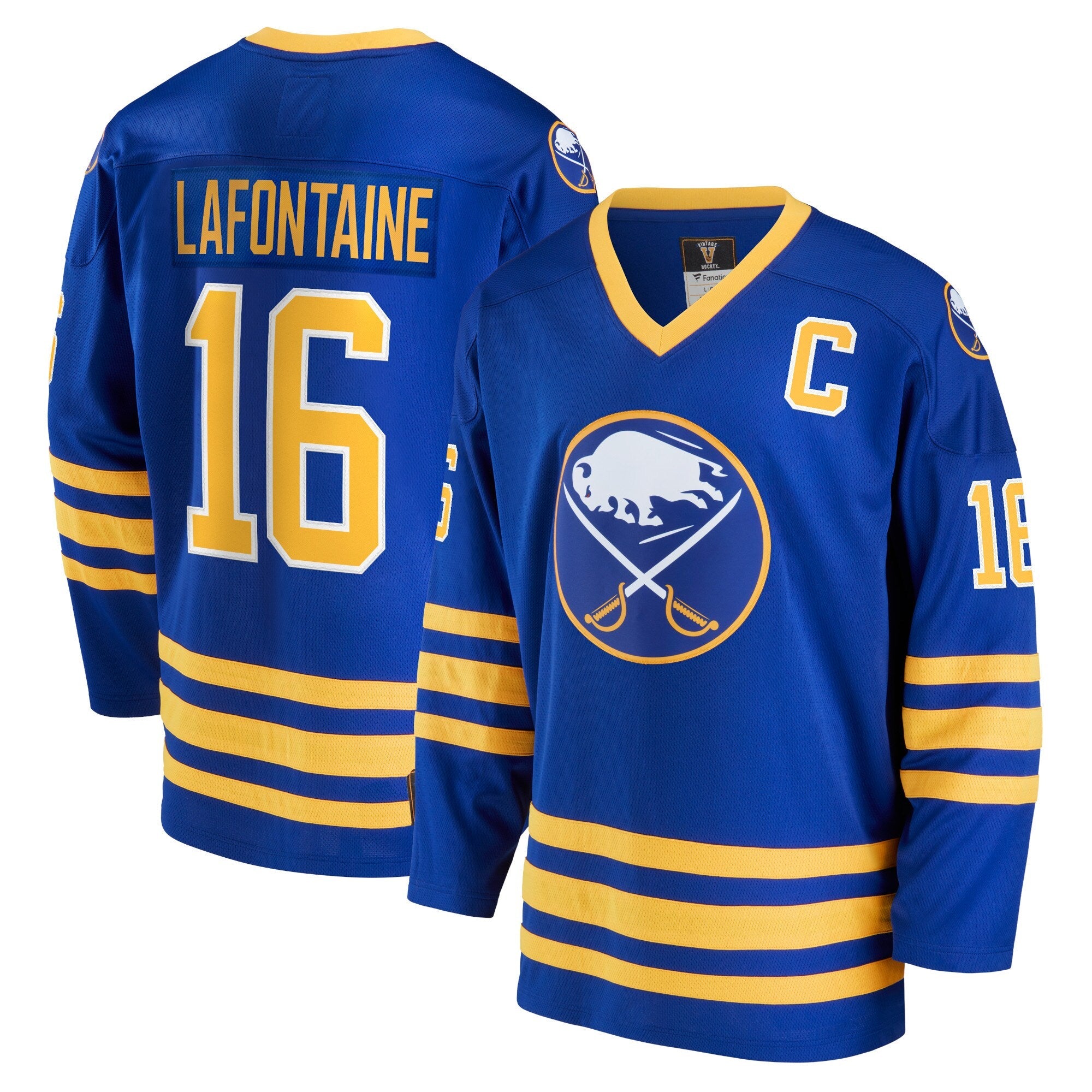 Buffalo Sabres Pat LaFontaine Fanatics Royal Breakaway Retired Player Jersey