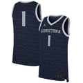 Nike #1 Navy Georgetown Hoyas Replica Jersey