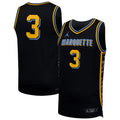 Nike #3 Black Marquette Golden Eagles Replica Basketball Jersey