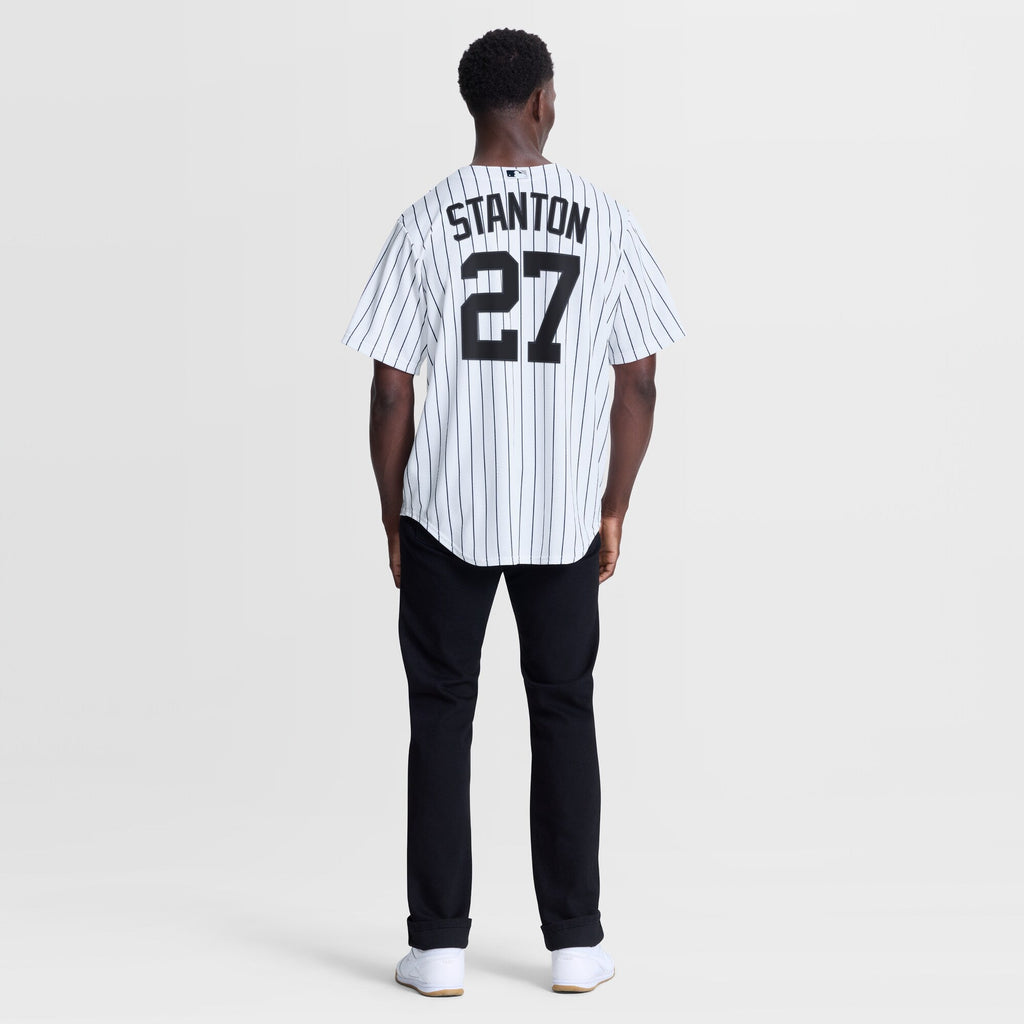 New York Yankees Giancarlo Stanton Nike White Home Replica Jersey