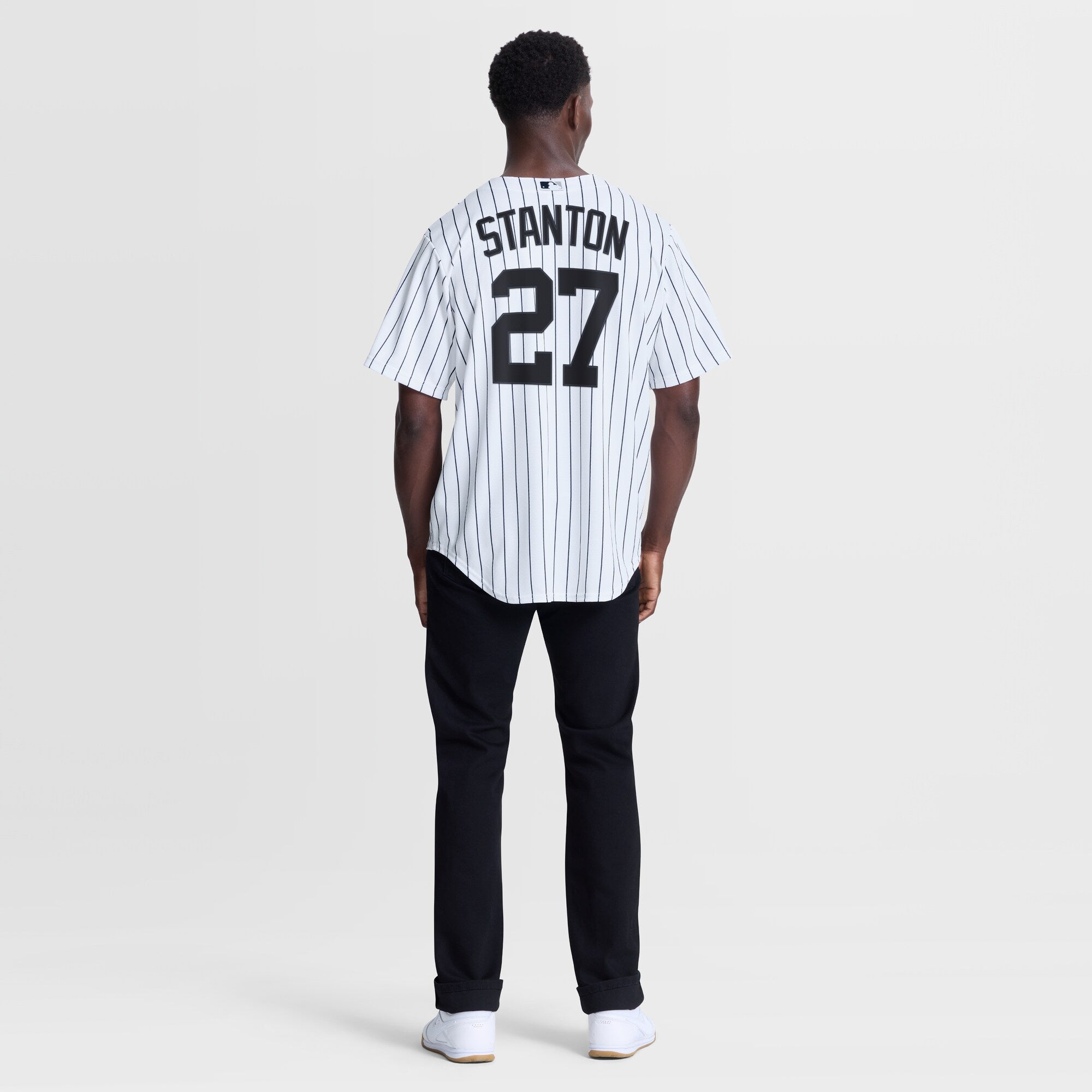 New York Yankees Giancarlo Stanton Nike White Home Replica Jersey