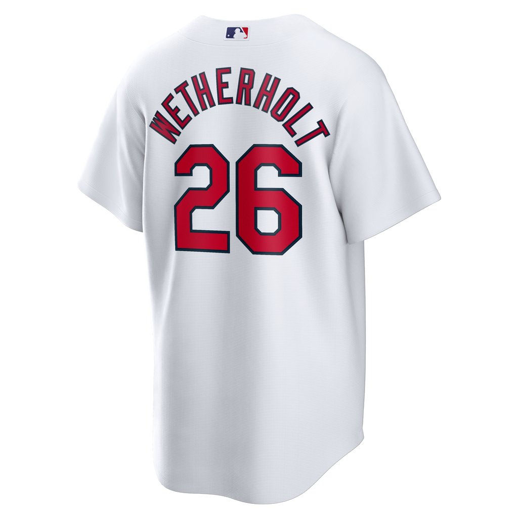 St. Louis Cardinals JJ Wetherholt Nike White Home Replica Jersey