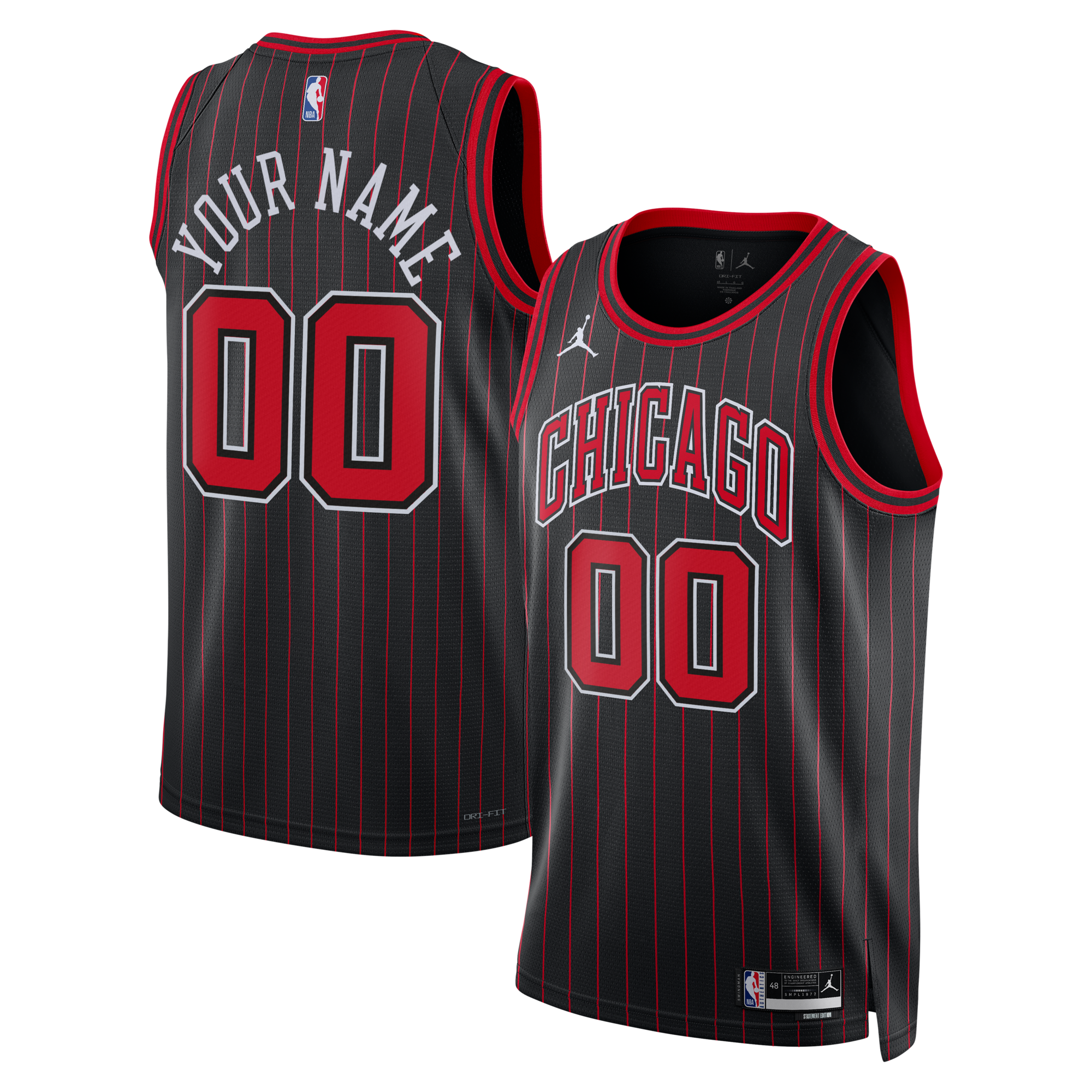 Chicago Bulls Jordan Statement Jersey - Custom