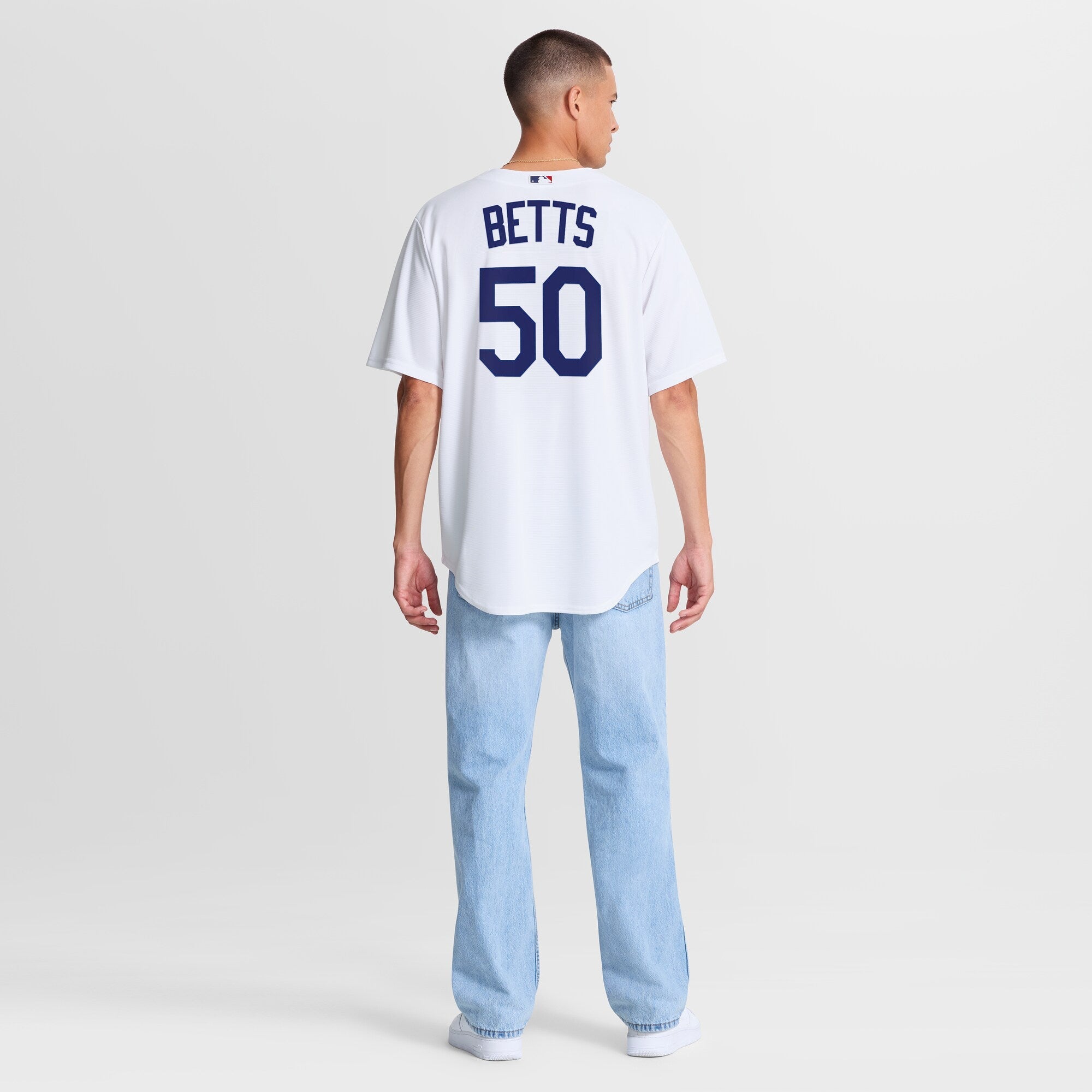 Los Angeles Dodgers Mookie Betts Nike White Home Replica Jersey