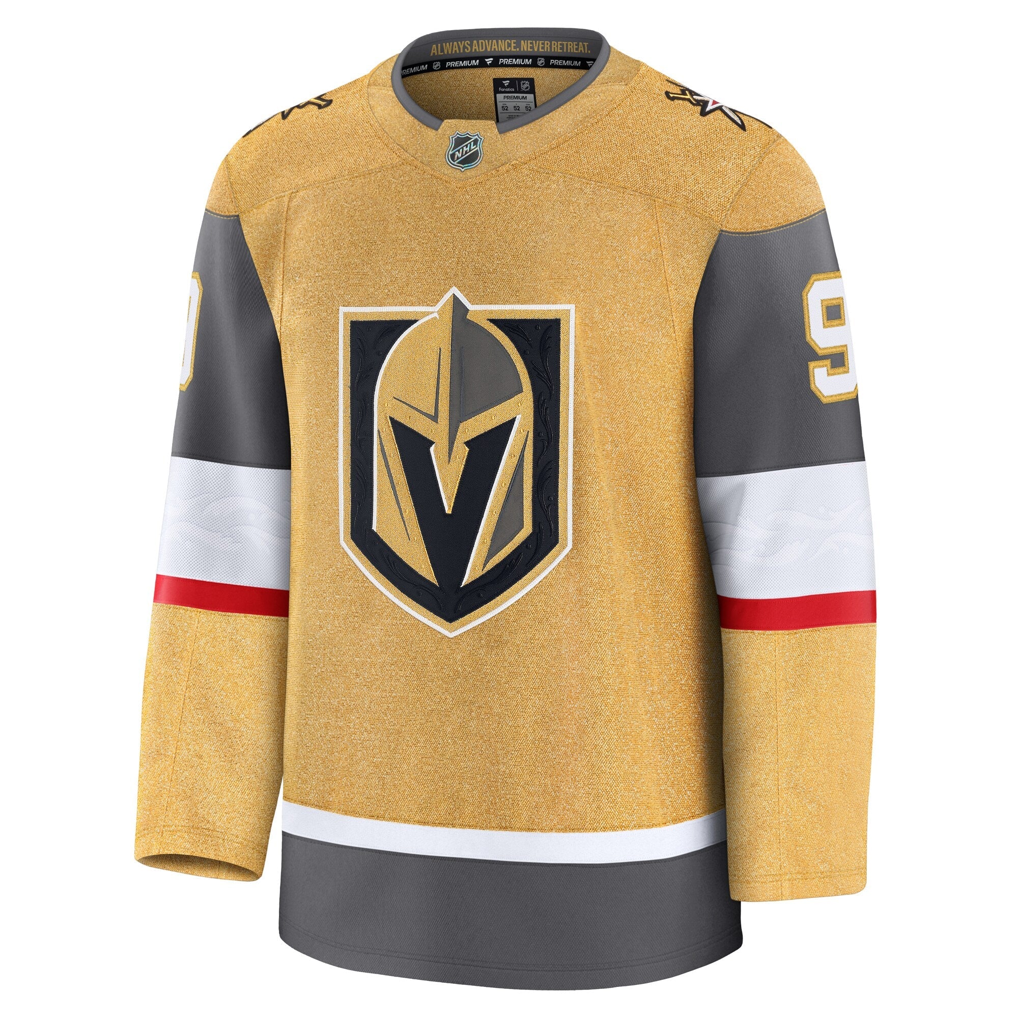 Vegas Golden Knights Jack Eichel Fanatics Gold Home Premium Jersey