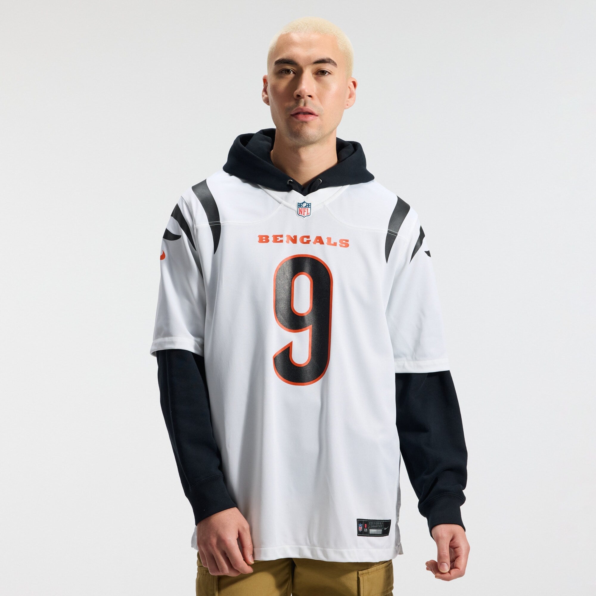 Cincinnati Bengals Joe Burrow Nike White Game Jersey